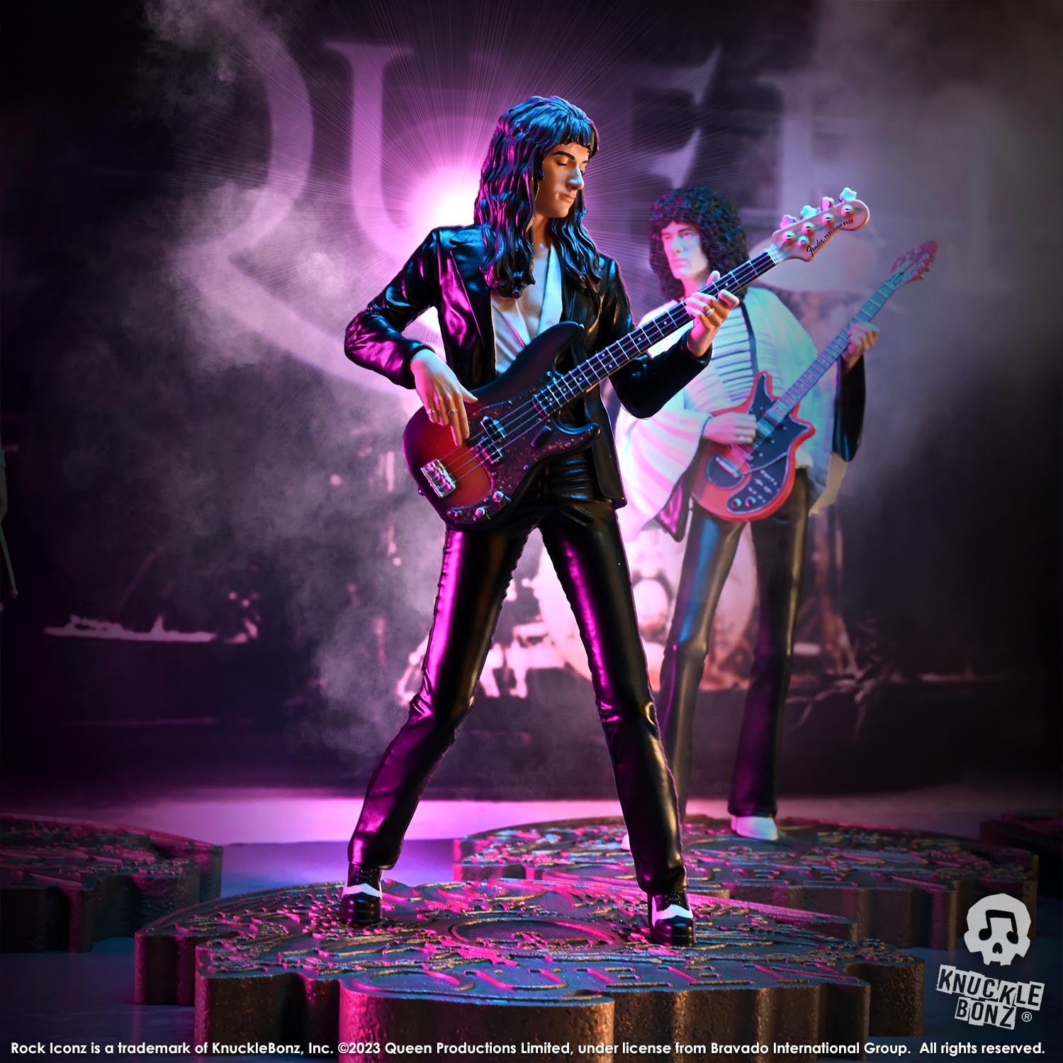 Queen II John Deacon KnuckleBonz Statue